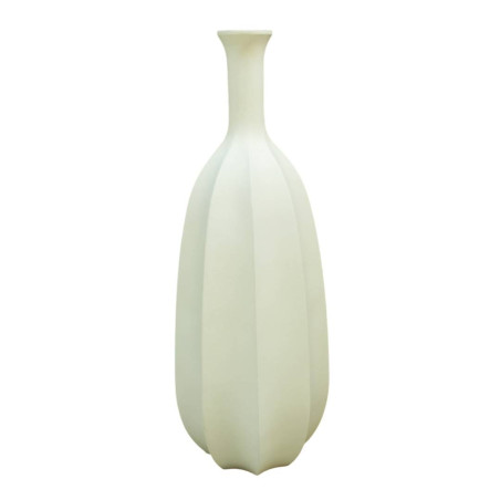 Vase bouteille blanc - Elegance