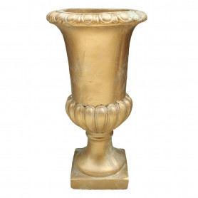 Vase médicis résine or contenant grossiste décoration