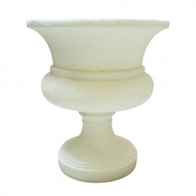 Vase médicis blanc décoration à poser grossiste