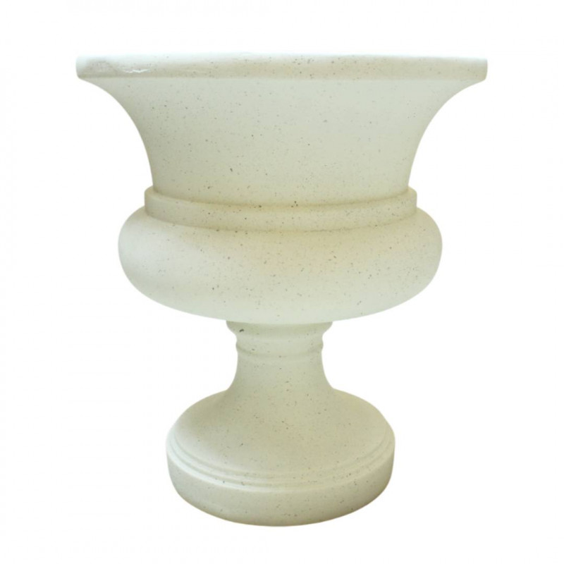 Vase médicis blanc décoration à poser grossiste Vase médicis blanc décoration à poser grossiste
