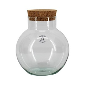Bocal en verre avec bouchon de liège - Bogatell - Grossiste terrarium