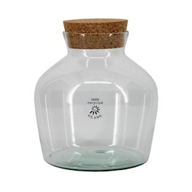 Bocal en verre avec bouchon liège - Arenas - Grossiste terrarium