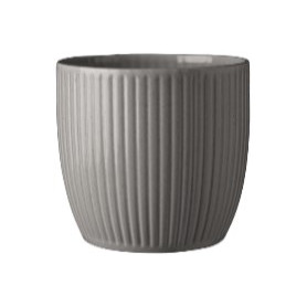 Cache-pot en céramique gris clair - Belice Delight - Grossiste contenant céramique