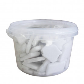 Seau de galets blanc 20-60mm - Fournisseur matériaux décoratifs