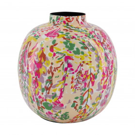 Vase boule en métal 2 tailles - Soléa - Grossiste décoration