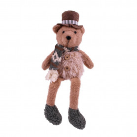Ourson en peluche H. 36cm (assortiment Mr et Mme) - Doudou - Grossiste nounours