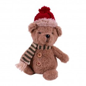 Ourson de Noël (assortiment 2 couleurs) - Câlin - Fournisseur peluches