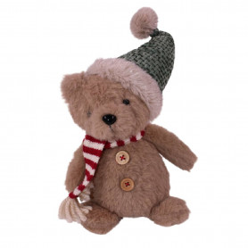Ourson de Noël (assortiment 2 couleurs) - Câlin - Fournisseur peluches