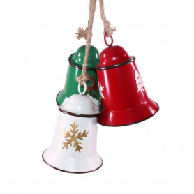 Trio de cloches à suspendre - Zinzinel - Fournisseur décoration Noël