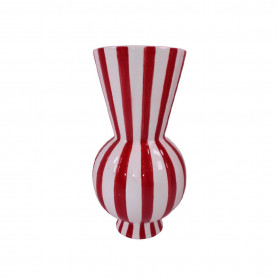 Vase original rayé 2 tailles - Circus - Grossiste décoration Noël