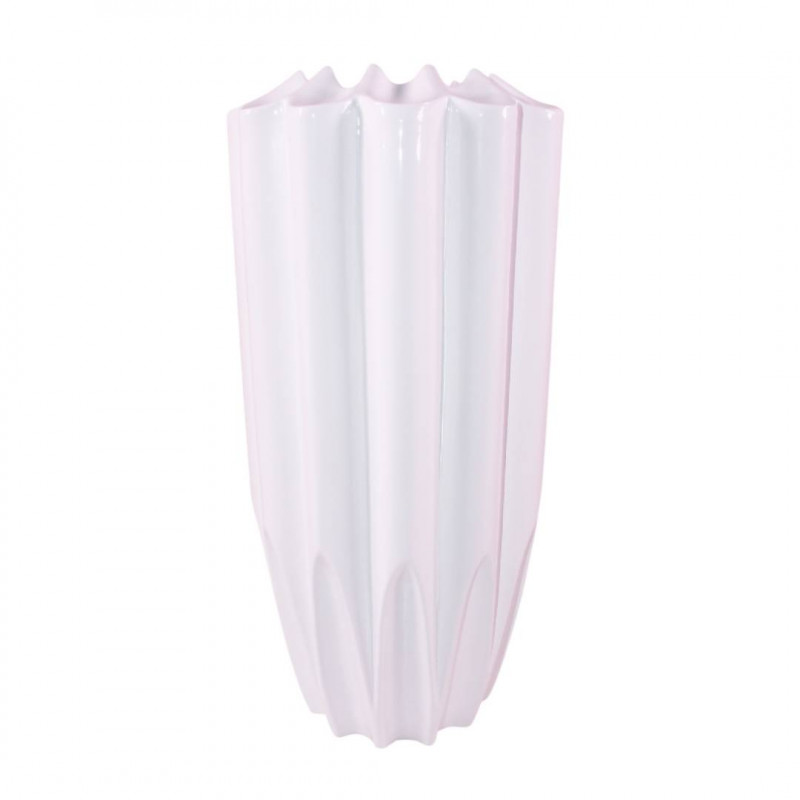 Vase déco blanc H. 42cm - Neigino - Fournisseurs fleuristes