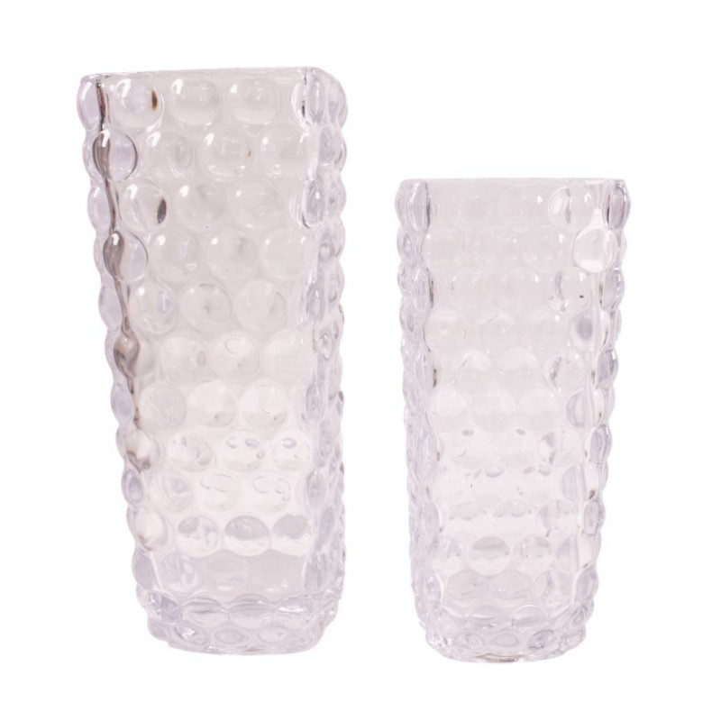 Vase aspect bulles 2 tailles - Boulibulle - Grossiste verrerie Vase aspect bulles 2 tailles - Boulibulle - Grossiste verrerie