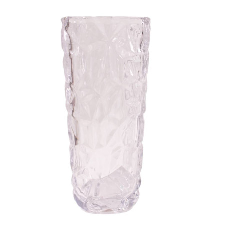 Vase carré aspect origami 2 tailles - Vitrafolia - Grossiste verrerie