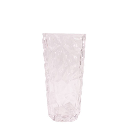 Vase carré aspect origami 2 tailles - Vitrafolia - Grossiste verrerie