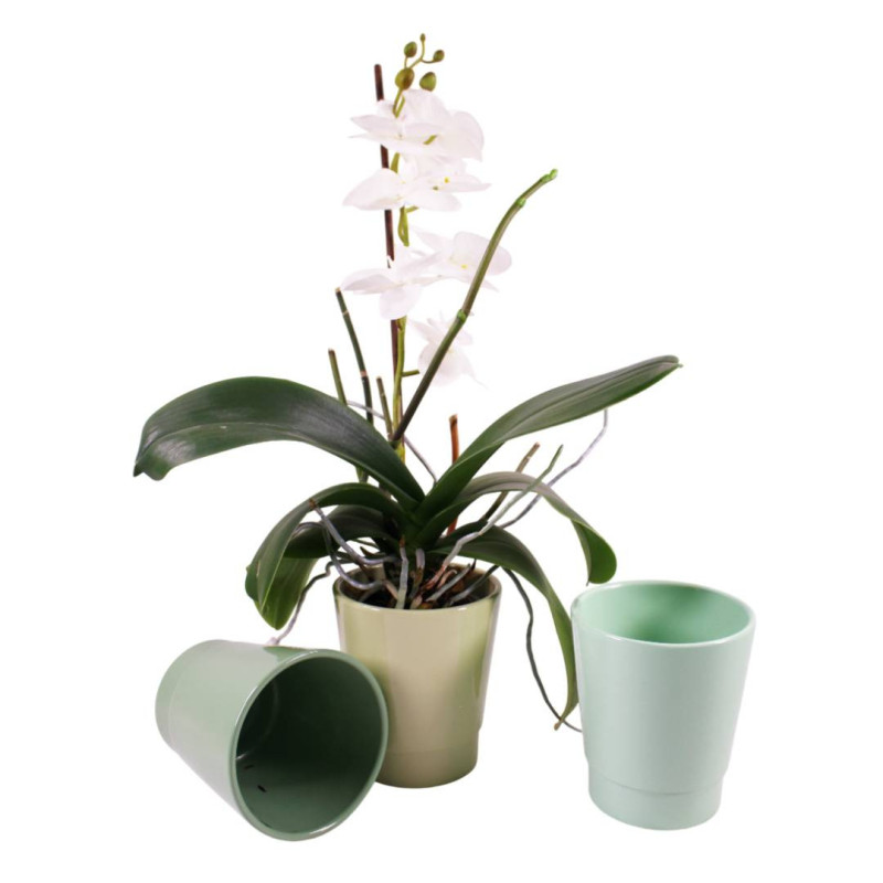 Cache-pot pour orchidée - Grossiste fleuriste - Fournisseur pot en céramique