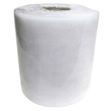 Rouleau de tulle 12.5cmx100M 3 couleurs - Bonheur - Grossiste pour mariage