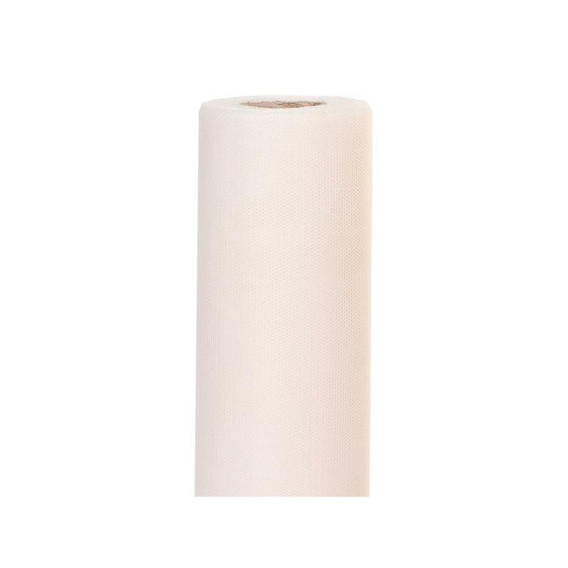 Rouleau de tulle 75cmx10M 3 couleurs - Bonheur - Grossiste pour mariage
