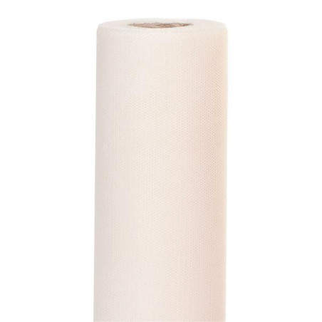 Rouleau de tulle 75cmx10M 3 couleurs - Bonheur - Grossiste pour mariage