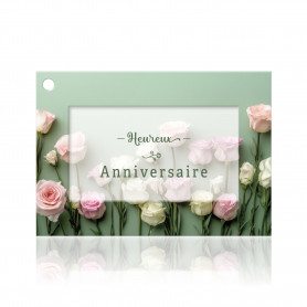 Paquet de 10 cartes "Heureux anniversaire" - Hana - Grossiste en carterie fleuriste