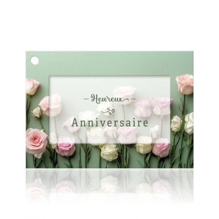 Paquet de 10 cartes "Heureux anniversaire" - Hana - Grossiste en carterie fleuriste
