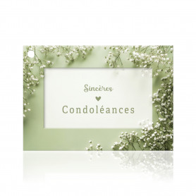 Paquet de 10 cartes "Condoléances" - Camden - Grossiste en carterie fleuriste