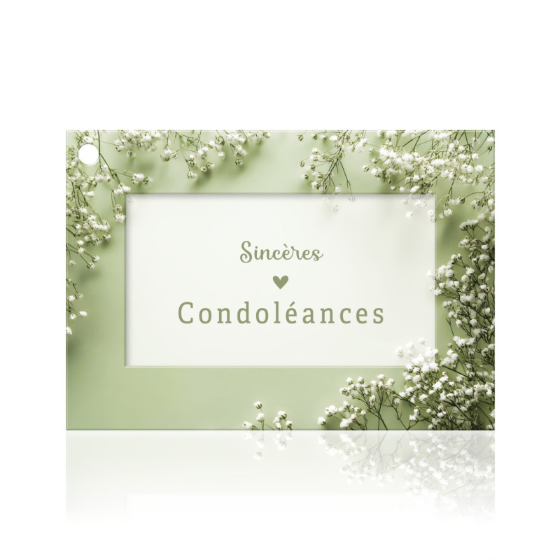 Carnet De Condoléances Toscane Pagna - 128 Pages, Motif Calla, 245x245 Mm - Livre Commémoratif élégant
