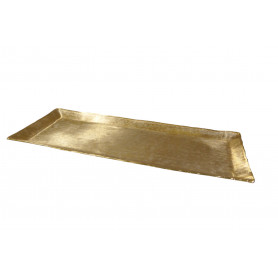 Plateau en alu or ou argent - Grossiste décoration Noël