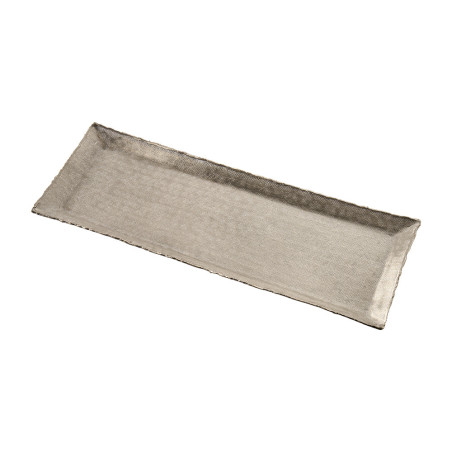 Plateau en alu or ou argent - Grossiste décoration Noël