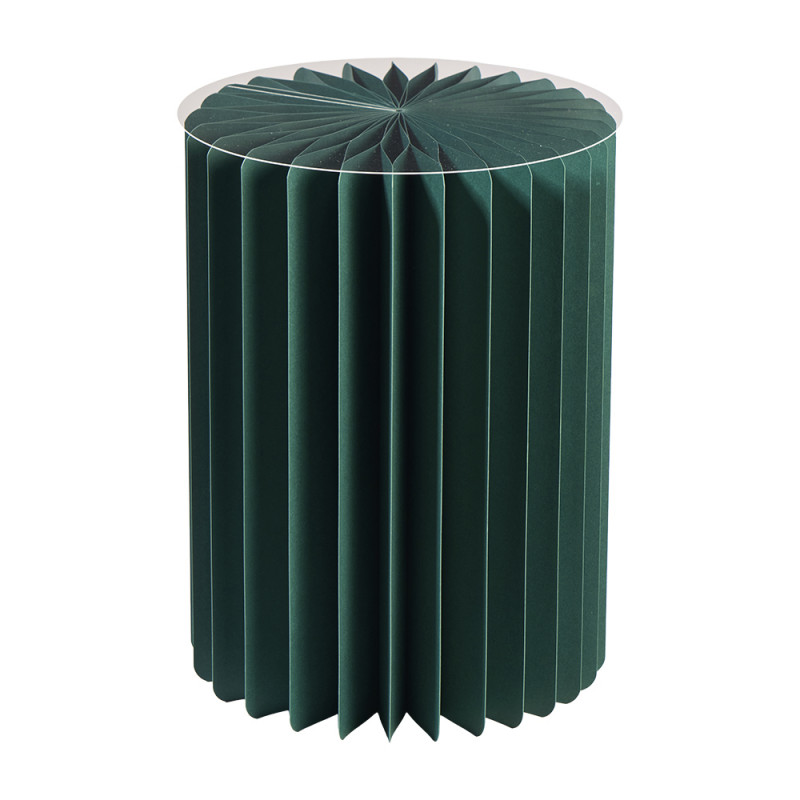 Colonne de papier verte - Grossiste pour boutiques et magasins