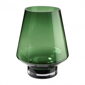 Vase conique sur pied - Grossiste vase en verre fleuriste