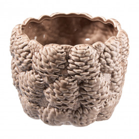 Cache-pot en céramique pomme de pin - Grossiste fleuristes