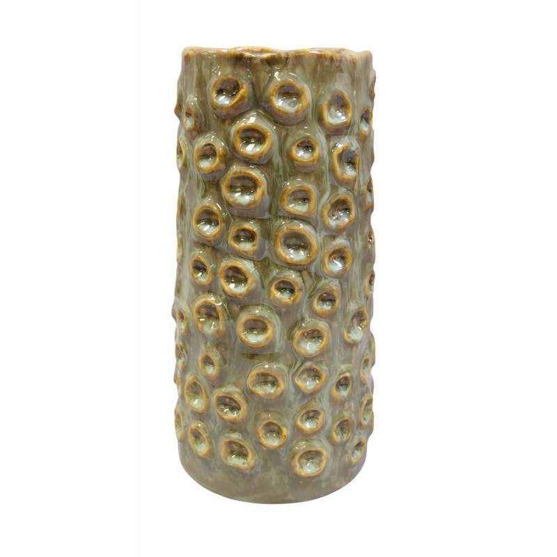Vase en céramique gris - Grossiste fleuriste