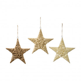 Boite d'étoiles à suspendre - Fournisseur de décorations de Noël