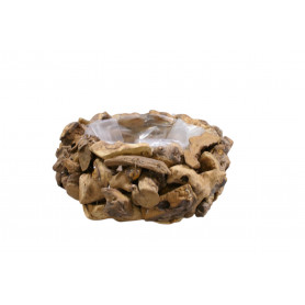 Coupe en bois naturel - Grossiste fleuristes