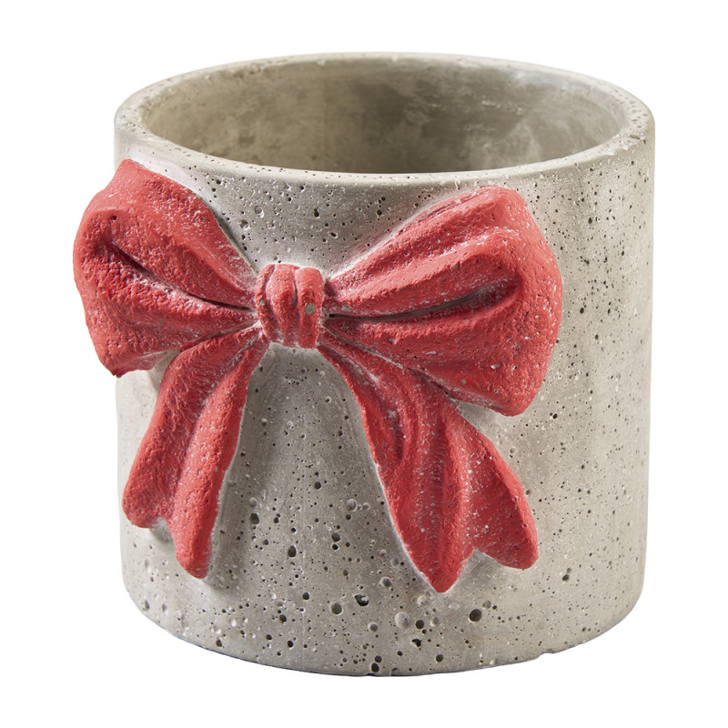 Cache-pot en ciment avec noeud - Fournisseur pour fleuristes