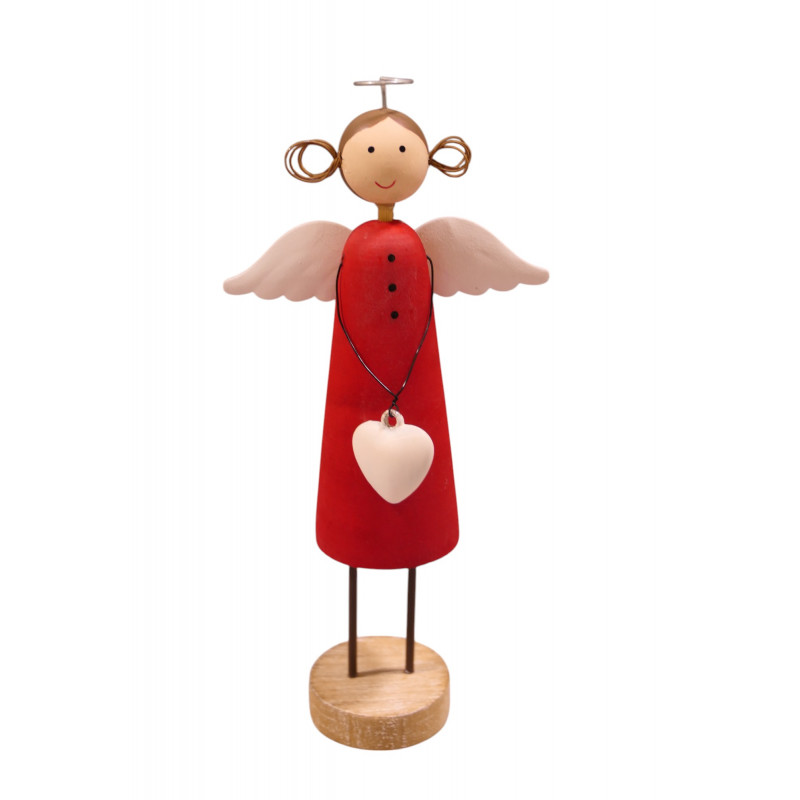 Paquet de 2 anges sur socle - Grossiste en décoration de Noël