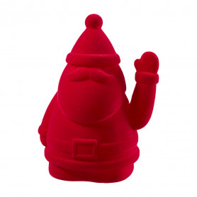 Père Noël en plastique rouge - Fournisseur décorations de Noël