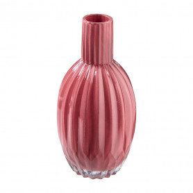 Vases en verre rouge - Grossiste en décoration