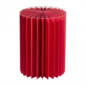 Colonne de papier rouge bordeaux - Grossiste pour boutiques et magasins