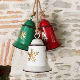 Trio de cloches à suspendre - Zinzinel - Fournisseur décoration Noël