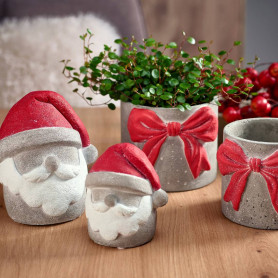 Décoration Père Noël en ciment - Grossiste en déco