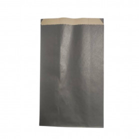 Pochettes kraft brun noir - Emballage grossiste sac papier kraft