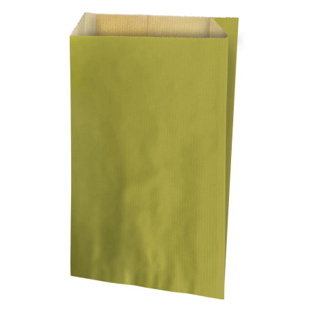 Paquet de 250 pochettes kraft vert clair - Emballage grossiste sac papier kraft