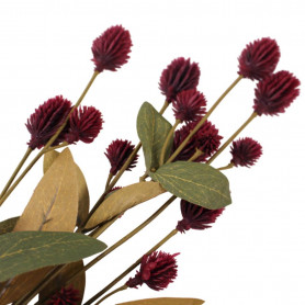 Branche d'amarantine globuleuse 70cm - Grossiste en fleurs artificielles