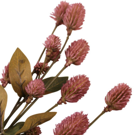 Branche d'amarantine globuleuse 70cm - Grossiste en fleurs artificielles