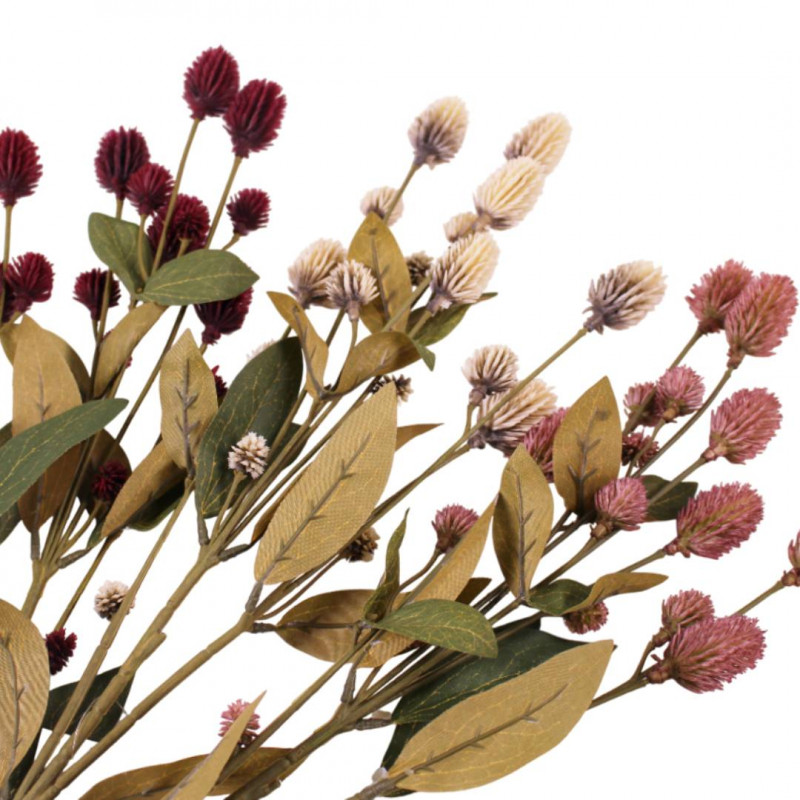 Branche d'amarantine globuleuse 70cm - Grossiste en fleurs artificielles Branche d'amarantine globuleuse 70cm - Grossiste en fleurs artificielles