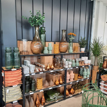 Vase en verre grande hauteur - Grossiste fleuriste et décoration