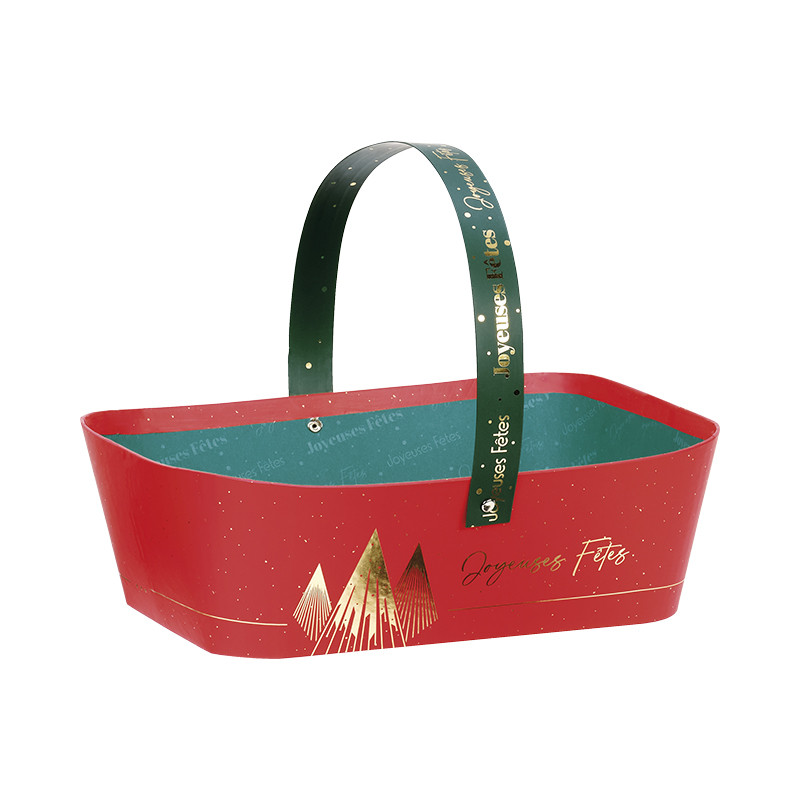 Panier en kraft pour les fêtes de Noël - Grossiste professionnels Panier en kraft pour les fêtes de Noël - Grossiste professionnels