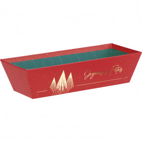 Barquette en kraft pour les fêtes de Noël - Grossiste professionnels