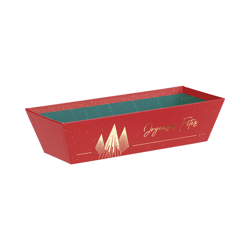 Barquette en kraft pour les fêtes de Noël - Grossiste professionnels